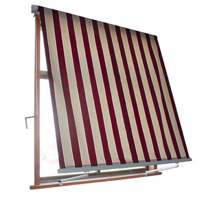 Tenda Da Sole Da Balcone Per Esterno a Caduta Con Bracci Fissi 250X250 cm 300x250cm - Product Image 3