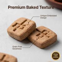 Biscuits pour chiens en forme de Mahjong, motif gaufré, friandises saines pour animaux de compagnie, vente en gros, marque privée, support OEM usine