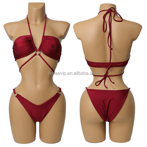 S609 بيع بالجملة مثير الكريستال منمق ارتداءها قطعة واحدة حجر الراين ملابس السباحة متجرد زي الرقص الغريبة - Product Image 5