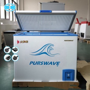 Congélateurs solaires Z 298L, réfrigérateur <span class=keywords><strong>12V</strong></span> 2V <span class=keywords><strong>solaire</strong></span> pour congélation et refroidissement, armoire à glaces et boissons fraîches - Product Image 1