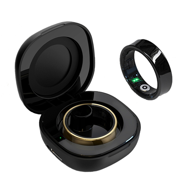 Stainless Steel R09 Smart Rings Oxygen Saturation Health Monitoring Sleep Steps Fitness Tracker Smart Ring for Men Women