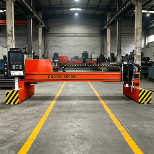 Découpeuse CNC à plasma et à flamme sur <span class=keywords><strong>portique</strong></span> robuste sur mesure pour la découpe et l'agencement de tôles métalliques grand format - Product Image 1