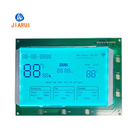 Monitor de pantalla táctil LCD FSTN azul personalizado, pantalla de 7 segmentos pequeña y transparente, módulos LCD personalizables
