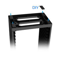Support de rangement pour 36 jeux de disques TP4-19280 pour PS4, support de rangement pour cartes de jeux CD pour accessoires PS4