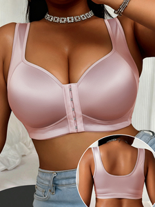 2026 패션 앞후크 여성 속옷 편안하고 통기성 좋은 여성 브라 고품질 여성 브라 - Product Image 5