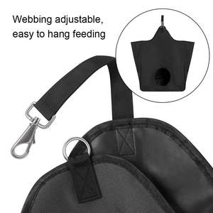 Sac d'alimentation en foin pour chevaux Sac de balle de foin à alimentation lente Sangle réglable Pochette suspendue pour aliments - Product Image 2