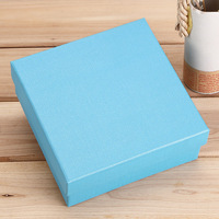 Boîte à couvercle rigide carré amovible, vente chaude, boîte cadeau de luxe en carton pour bijoux et foulards, avec logo personnalisé