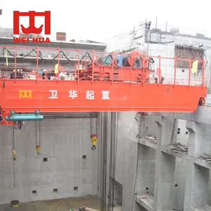 WEIHUA a personnalisé la grue de pont aérien de crochet de double faisceau 75 tonnes