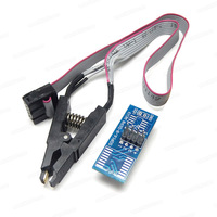 Programador RT809F con 8 Adaptadores, Chip IC SOP8, Placa Base Universal, Lector LCD