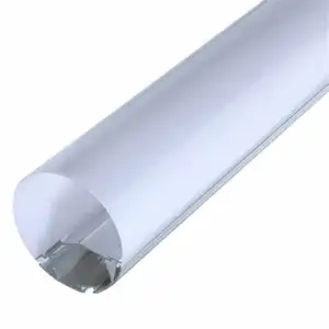 Difusor de luz de tubo t5 t8 led, extrusão para pc