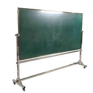 Soporte móvil de <span class=keywords><strong>acero</strong></span> inoxidable para <span class=keywords><strong>pizarra</strong></span>, <span class=keywords><strong>pizarra</strong></span> magnética de doble cara, <span class=keywords><strong>pizarra</strong></span> verde y blanca para oficina - Product Image 1