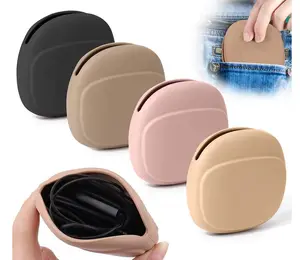 Small And Exquisite Phone Data Cable Sorting Bag Multifunctional Portable Silicone Earphone Protection Storage Case