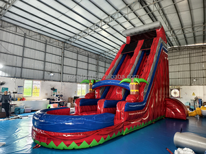 Tùy Chỉnh Ngoài Trời Dành Cho Người Lớn Thương Mại Bơm Hơi Khổng Lồ Trượt Nước Giá Rẻ Sân Sau Trượt Bơm Hơi Với Hồ Bơi - Product Image 6