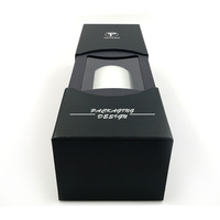 Boîte de rangement de vin en papier spécial flanelle, simple noir, nouveau Design pour échantillon gratuit, emballage cadeau, boîte de rangement de vin