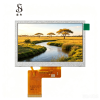 Écran LCD graphique TFT IPS LCM BOE de 4,3 pouces, résolution 480x272, RVB 40PIN LVDS I2C, rétroéclairage LED, luminosité 600 cd/m², ILI6485