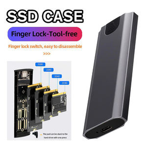 علبة خارجية معدنية لـ SSD نوع M.<span class=keywords><strong>2</strong></span> NVME وNGFF مع منفذ USB C <span class=keywords><strong>3.2</strong></span> - Product Image 3