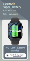 Montre connectée 4G pour personnes âgées avec GPS, appel vidéo, bouton SOS d'urgence, détection de chute, moniteur de bien-être et gestion par lots via PC/Web