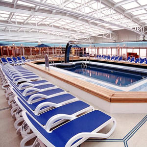 Chaise inclinable extérieure de sourcil d'hôtel moderne et durable de luxe meubles de chaise longue de plage de <span class=keywords><strong>piscine</strong></span> une place - Product Image 2