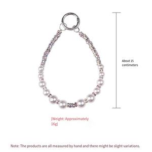 สายคล้องโทรศัพท์มือถือแบบลูกปัดมุก<span class=keywords><strong>การ์ตูน</strong></span>น่ารัก สายคล้องข้อมือ พวงกุญแจ ดีไซน์สร้างสรรค์ สายคล้องพลาสติกสำหรับโทรศัพท์มือถือทุกรุ<span class=keywords><strong>่น</strong></span>-แบบกำหนดเอง - Product Image 5