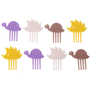 Mini fourchettes à fruits Kawaii Dinosaure Canard Oiseau Boîte à bento pour enfants Lonchera avec cure-dents <span class=keywords><strong>Pics</strong></span> alimentaires pour les déjeuners - Product Image 4