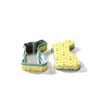 Boîte en métal en forme de lapin de Pâques, personnalisée, pour bonbons, chocolats, emballage cadeau pour les fêtes