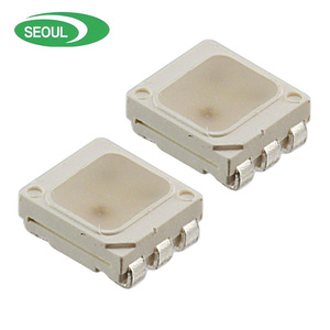 LED SMD RGB SFT825N-S 3528 PLCC6 de Buena Calidad de SEOUL, 623nm 527nm 460nm 20mA, Lente Blanca Difusa Independiente de 120 Grados - Product Image 1