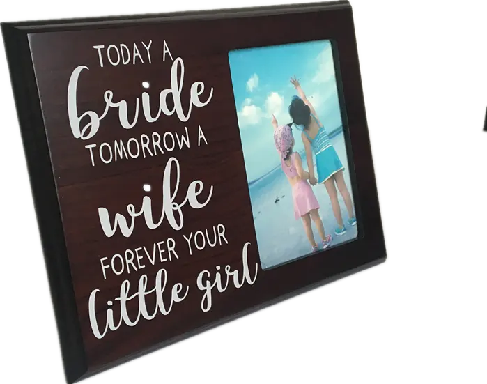 A Perfect Gift For Any Occasion Picture Frame With Heat Felt Quotes