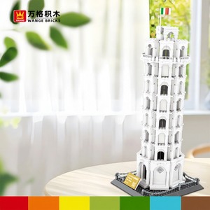 Modèle <span class=keywords><strong>de</strong></span> la <span class=keywords><strong>Tour</strong></span> <span class=keywords><strong>de</strong></span> Pisa en Italie en briques <span class=keywords><strong>de</strong></span> plastique, jouet éducatif électronique <span class=keywords><strong>de</strong></span> construction DIY, ensembles <span class=keywords><strong>de</strong></span> blocs <span class=keywords><strong>de</strong></span> construction pour enfants - Product Image 4