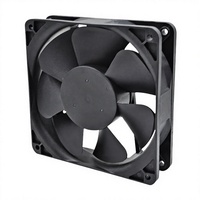 Ventilateur de refroidissement DC 12038 avec roulement à billes, pales en plastique 12V/24V pour la ventilation des armoires de stockage d'énergie (OEM/ODM disponible)