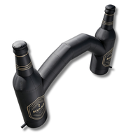 Arche gonflable publicitaire pour bouteilles de vin, arche à double pilier gonflable pour entrée de bar, boîte de nuit, pub, carnaval, fête musicale, décoration