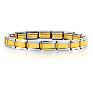 Brazalete Modular de Acero Inoxidable con Cierre Magnético Elástico, Diseño Geométrico de Cubo, Accesorio de Joyería para Reloj - Product Image 1