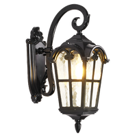 Lampe murale d'extérieur moderne et créative rétro IP65 étanche pour couloir avec base en aluminium LED pour usage domestique