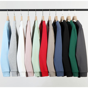 Felpa da uomo con scollo a girocollo da uomo in cotone Unisex con stampa personalizzata all'ingrosso 300gsm - Product Image 6