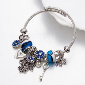 DIY main de fatima palm bracelets <span class=keywords><strong>bracelet</strong></span> à breloques main - Product Image 4