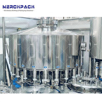 Machine de remplissage automatique d'eau minérale en bouteille contrôlée par PLC de haute précision pour petites entreprises – Usine complète d'embouteillage d'eau