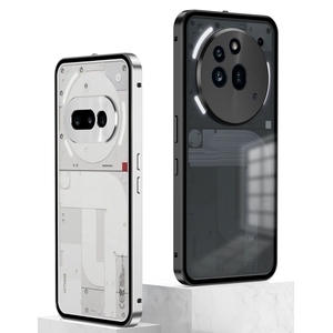 Bán Hot chống sốc kim loại khung Matte rõ ràng cứng Glass bìa với máy ảnh bảo vệ điện thoại di động trường hợp cho không có gì điện thoại 3A - Product Image 6