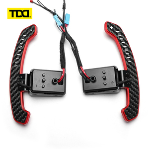 Palancas de cambio magnéticas de fibra de carbono TDD LED para el volante del Toyota A90 Supra MK5. - Product Image 1