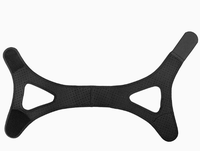 Sangle de soutien réglable pour le menton, anti-ronflement, auto-adhésive, triangulaire, avec fermeture auto-agrippante