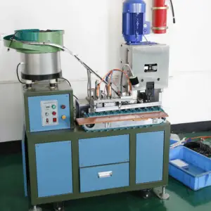 Automatic Germany/Euro VDE Power Cord with Schuko Plug Terminal Crimping Machine