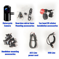 Neue 1080P HD Wasserdichte Silikon-Motorradhelm-Kamera Outdoor-Fahr-DVR Dashcam für Fahrrad Elektrofahrrad Mountainbike