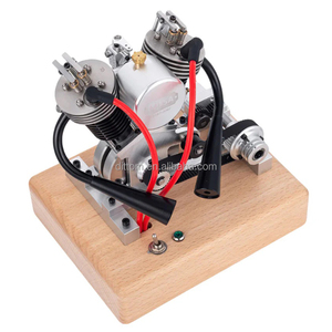 Motor <span class=keywords><strong>de</strong></span> Gasolina V-Twin, Kit <span class=keywords><strong>de</strong></span> Ensamblaje <span class=keywords><strong>de</strong></span> Motor <span class=keywords><strong>de</strong></span> Motocicleta <span class=keywords><strong>de</strong></span> Metal V2 <span class=keywords><strong>de</strong></span> 4 Tiempos, Modelo Educativo - Product Image 2