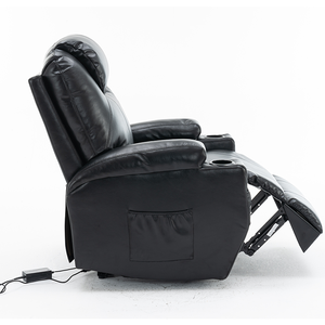 Современное Электрическое Кресло с выдвижными четырьмя карманами Складная Синтетическая кожа для гостиной диван - Product Image 5