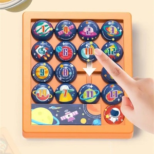 Jeu de puzzle à chiffres 2 en 1 jeu intellectuel de labyrinthe jeu de diapositives huarong <span class=keywords><strong>road</strong></span> déverrouillage puzzle labyrinthe marche perles jeu de cerveau - Product Image 5