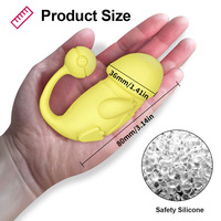 APP Sexspielzeug Niedliches Love Egg Vibrator Silikon Klitoris-Stimulator Tragbarer Slip-Vibrator Erwachsenen-Sexspielzeug für Frauen