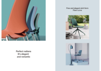 Chaise de conférence moderne colorée en gros, siège et dossier en PP, chaise de salle à manger de luxe nordique rembourrée blanche pour salon