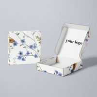 Boîte d'expédition pliable, biodégradable, adaptée à l'impression de logo et aux procédés de gaufrage, idéale pour les envois e-commerce
