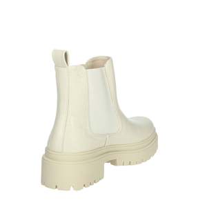 รองเท้าบูทหุ้มข้อผู้หญิงเคโจ รุ่น KJ04320SD สีครีม พร้อมส้นรองเท้าสูง - Product Image 3