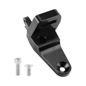 Aluminum Alloy Adapter For Phone Holders And Rearview <b>Mirrors</b> Adjustable Height Extension <b>Bracket</b> For Car Dashboard YC102329-BK - Product Image 2