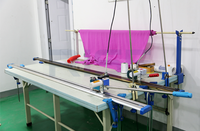 Équipement de coupe de tissu automatisé professionnel Stores à rouleau textile Système de coupe électrique de précision Commercial