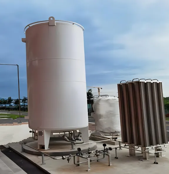 Vertical Type Cryogenic Liquid Oxygen Nitrogen Argon Tank Manufacturers